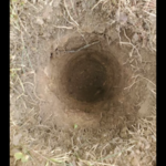 Gas line damaged
