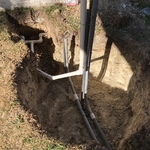 3' Dia. x 18" Deep Foundation