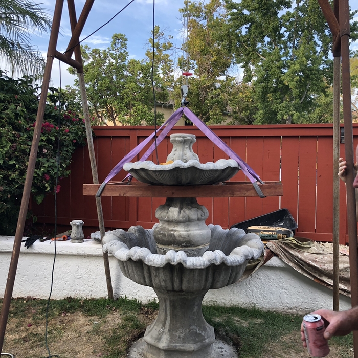 10' Fountain Installation