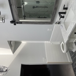 Bathroom remodel painting project