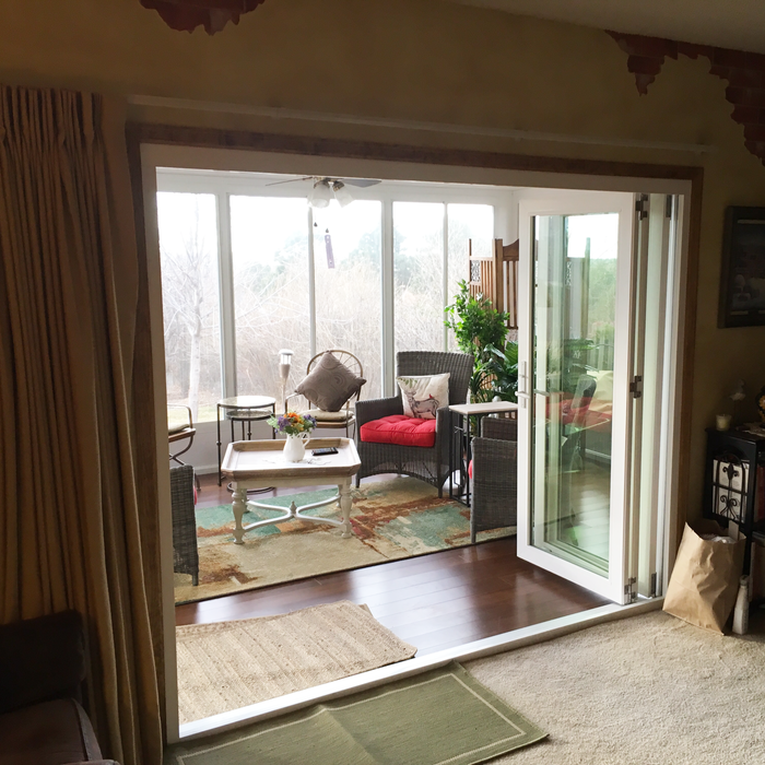 Open Wall Folding Door