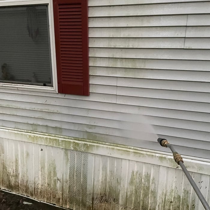 Pressure washing