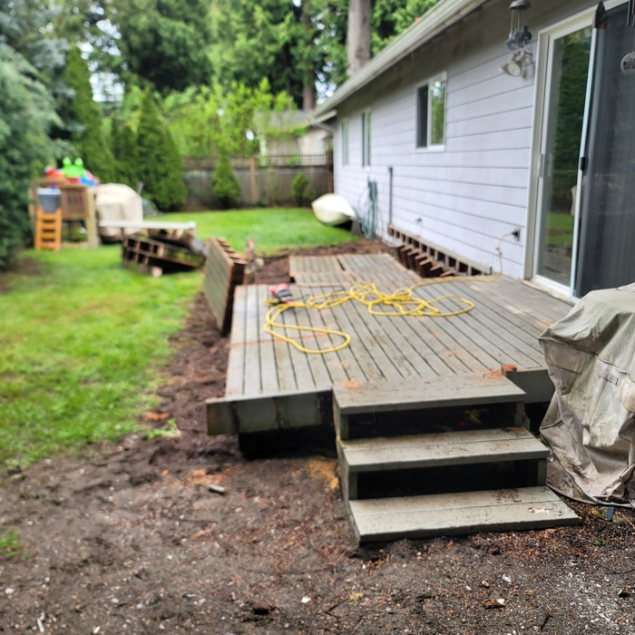 Old Rotting Deck Demo