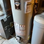 replaced 50 gallon water heater