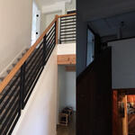 Before and After Interior Stair and Railing