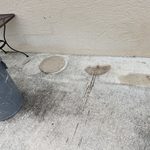 Trash can stains