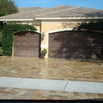 Travertine Driveway