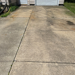 Driveway and front sidewa
