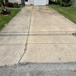Driveway after