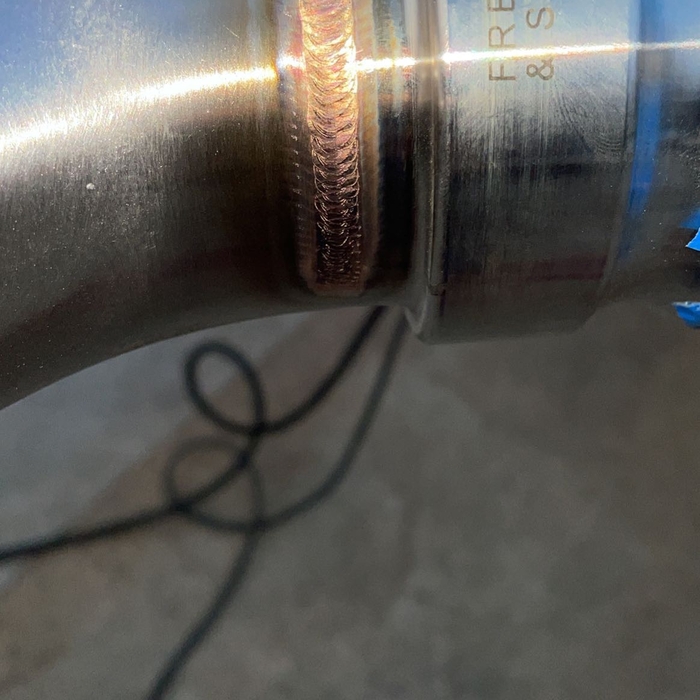 4” 316 stainless weld