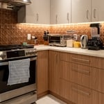 Two tone cabinet