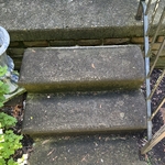 Before Stair Cleaning