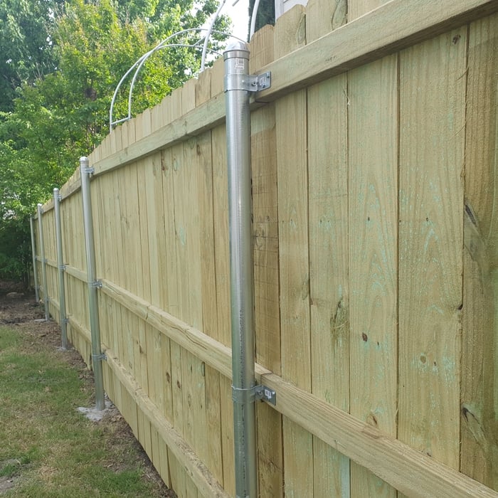 Side by Side Fence Installation