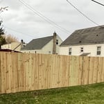Side by Side Nail Up Fence Installation