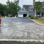 Cambridge pavers With asphalt