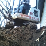 Our backhoe digout expert