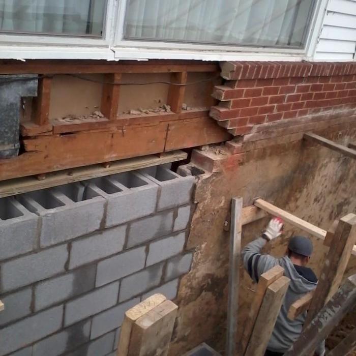Ripping out the old, building in the solid, new
