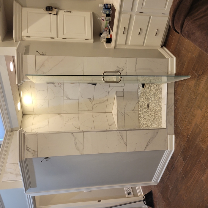 Tile shower