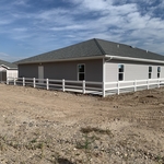 Back view of two rail