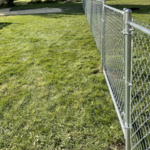 4' galvanized chain link