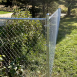 4' galvanized chain link