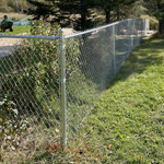 4' galvanized chain link