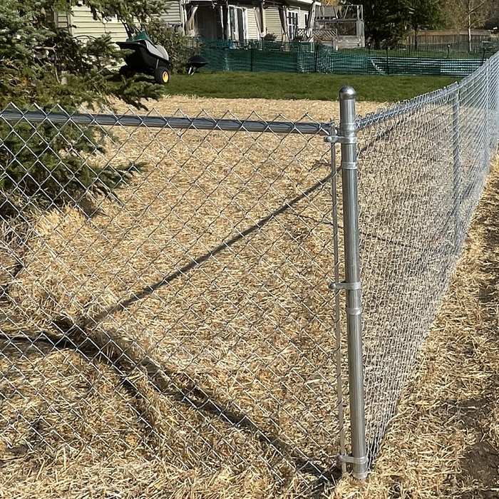 4' galvanized chain link