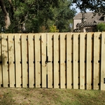 Custom Shadowbox Fence and Gate