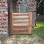 Cedar Louver Fencing