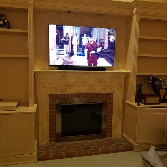Fire Place TV mount