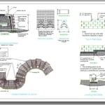 Segmental Block Retaining Wall Section & Details