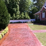 Color Samped Driveway
