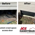 Custom crawl space access