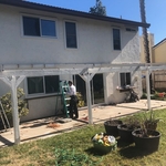 Deck Rebuild before