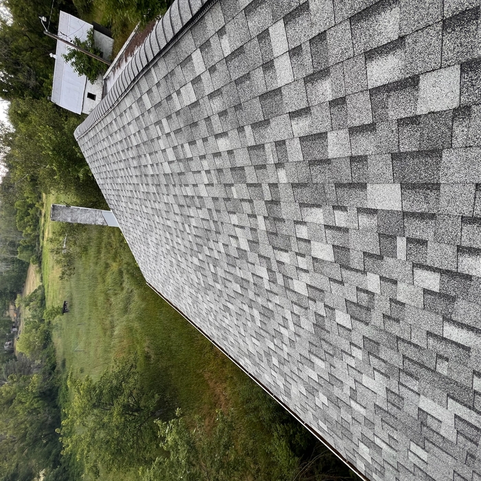 Finished roof