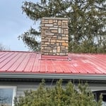 Stone chimney