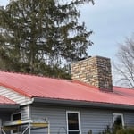 Stone chimney