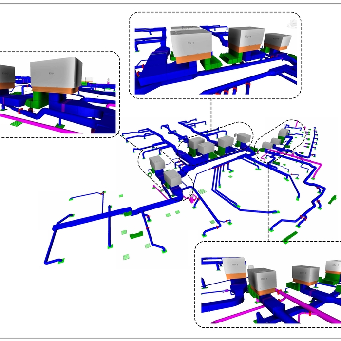 RTU-BIM modeling &Shop Drawings