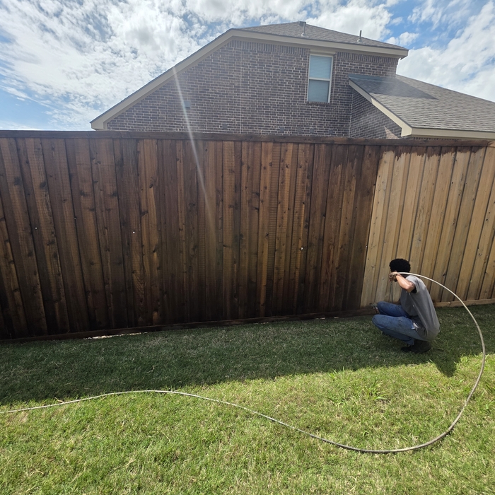 Fence Staining