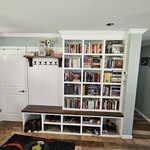 Farmhouse style built-in