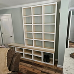 Farmhouse style built-in