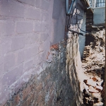 Damage of wall