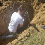 Sewer install to City
