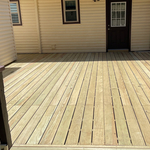Back deck.
