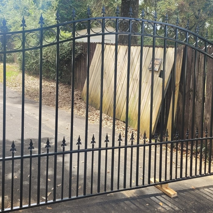 Entrance Gate install