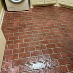 Hand troweled brick