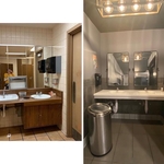 Before/After Men's bathroom