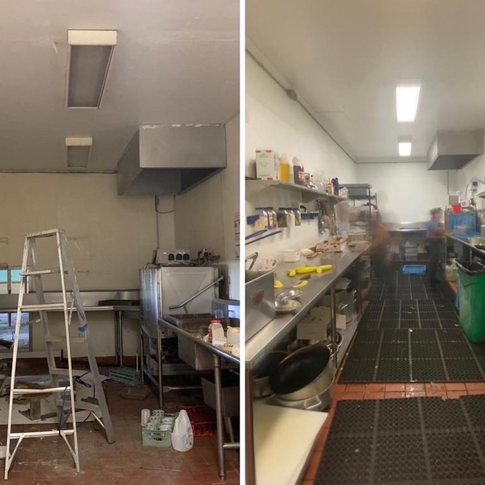 Before/After Washing & Prep Stations