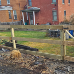 Split Rail Wood Fence Installation