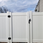 Solid Privacy Vinyl Fence Installation